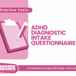 ADHD Diagnostic Intake Questionnaires resource cover