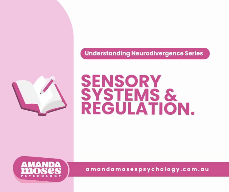 Sensory Regulation for Autistic people resource cover