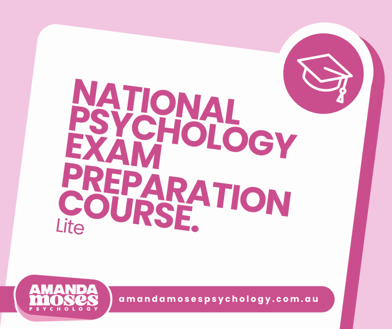 National Psychology Exam preparation course lite training cover